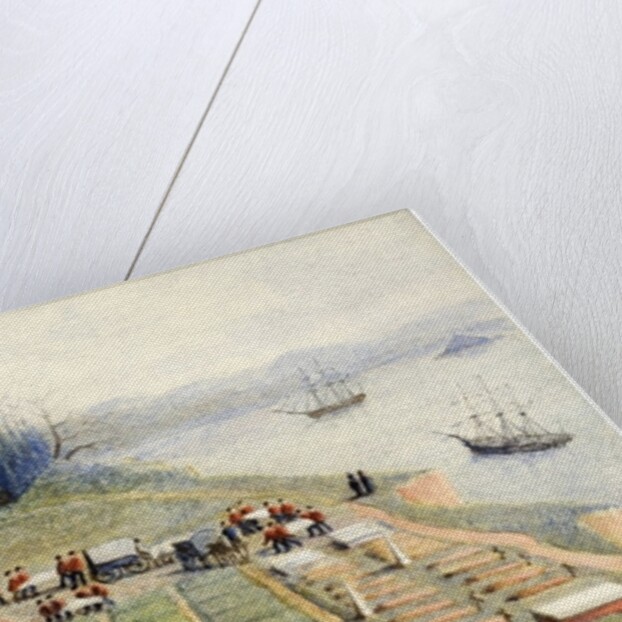 The burial ground at the General Hospital, Scutari, April 1855 by General E.W. Wray