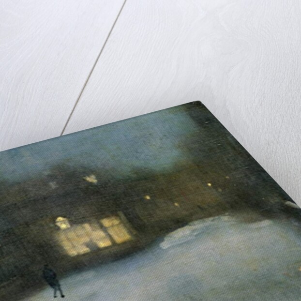Nocturne in Grey and Gold: Chelsea Snow, 1876 by James Abbott McNeill Whistler