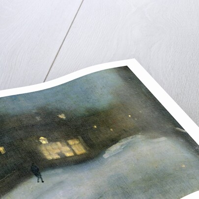 Nocturne in Grey and Gold: Chelsea Snow, 1876 by James Abbott McNeill Whistler