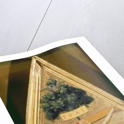 Christ on the Cross between the Virgin and Cardinal Torquemada and St. John the Evangelist, c.1446 by Fra Angelico