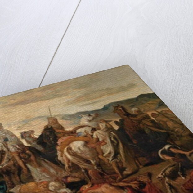 Arab Horsemen Carrying Away their Dead, 1850 by Theodore Chasseriau