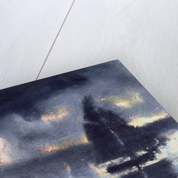 Sailboat and Fourth of July Fireworks, 1880 by Winslow Homer