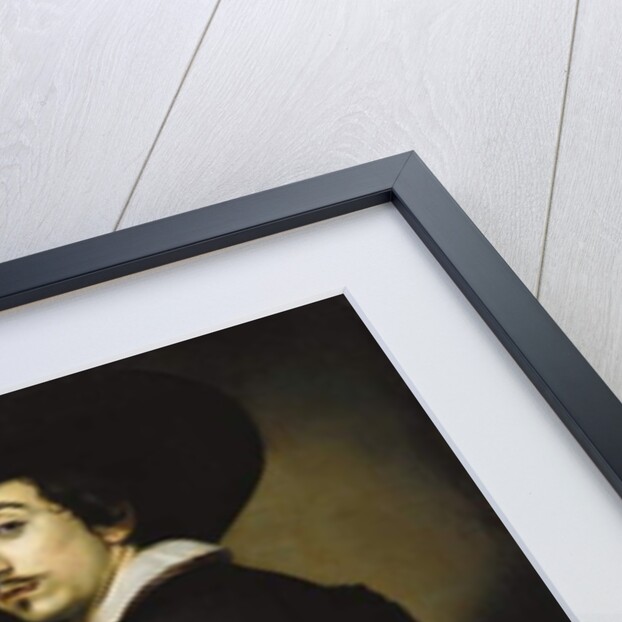 Self portrait with easel by Nicolas Regnier