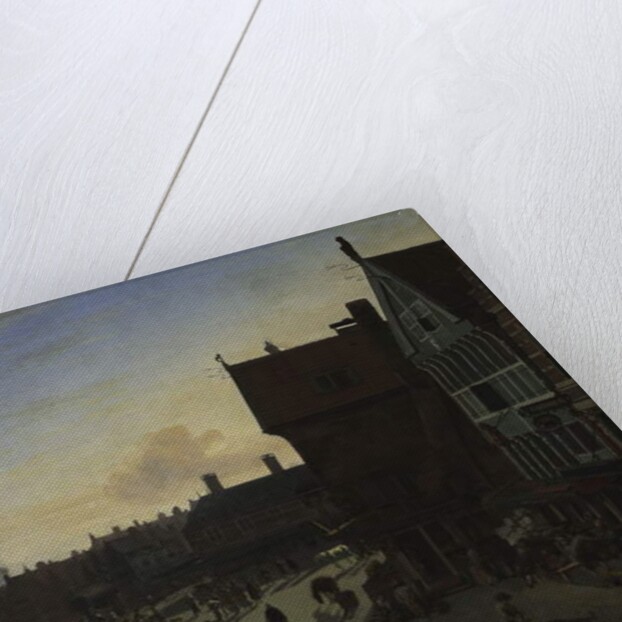 The Dam and Damrak, Amsterdam, c.1663 by Jan van der Heyden