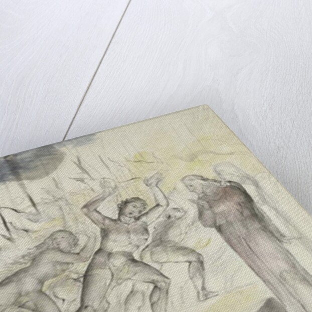 Dante and Virgil among the Blasphemers by William Blake