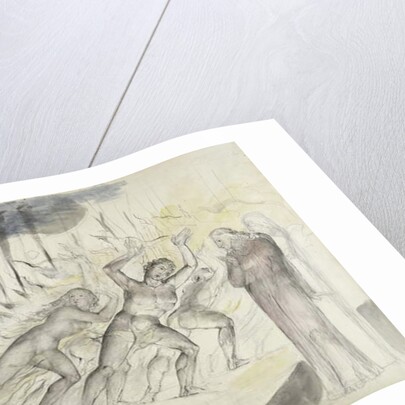 Dante and Virgil among the Blasphemers by William Blake