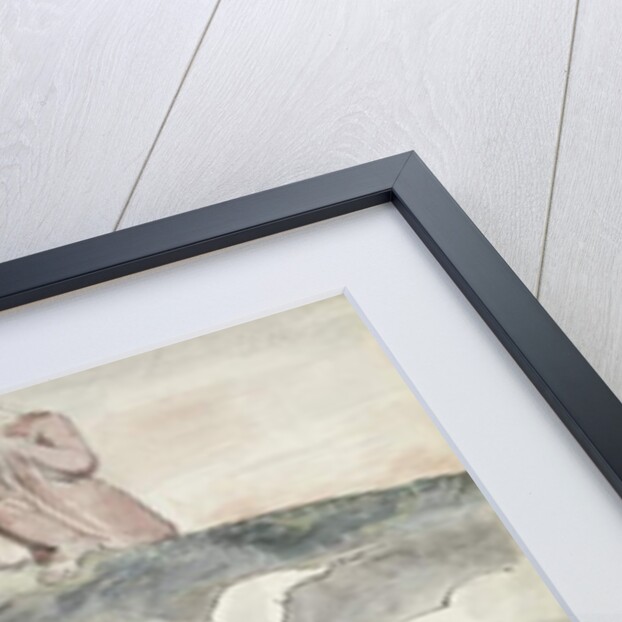 Dante and Virgil gazing into the Ditch of Flatterers by William Blake