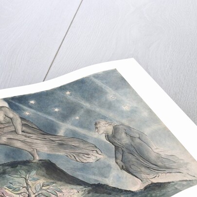 Lucia carrying Dante in his sleep by William Blake