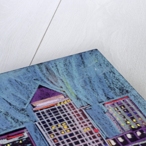 Canary Wharf in London Docklands by Frances Treanor