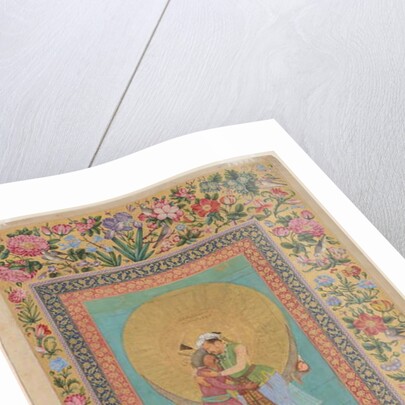 Allegorical representation of Emperor Jahangir and Shah Abbas of Persia by Abu'l Hasan