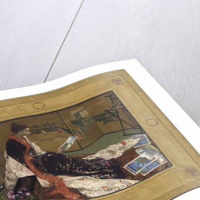 Caprice in Purple and Gold: The Golden Screen, 1864 by James Abbott McNeill Whistler