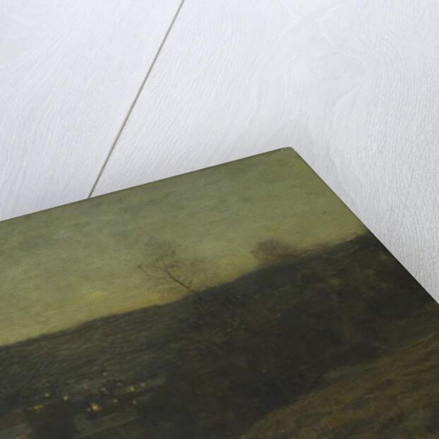 A Lighted Village, c.1887 by Dwight William Tryon