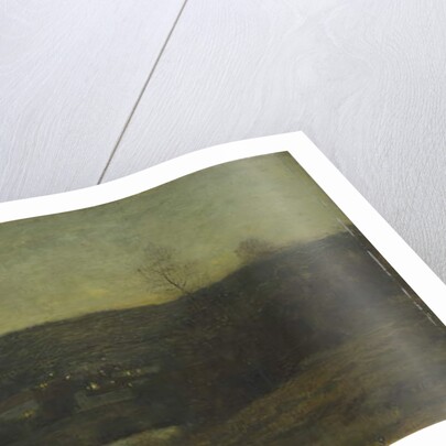 A Lighted Village, c.1887 by Dwight William Tryon