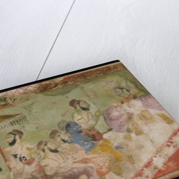 A Sacrificial Ceremony, Album folio with painting, c.1690 by Indian School