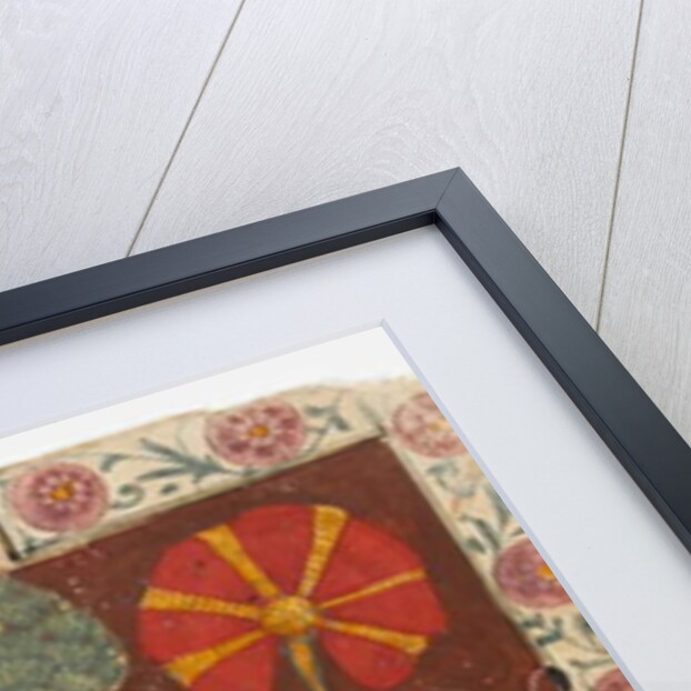 Krishna and Cows at a Pond by Indian School