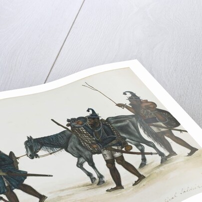 Akali Sikhs on the March, c.1850 by Indian School