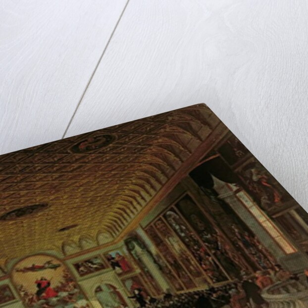 Commemoration of Antonio Canova in the Sala dell'Assunta in the Accademia Galleries by Giuseppe Borsato