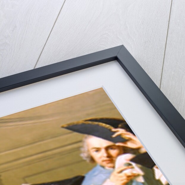 Gamblers in the Foyer by Johann Heinrich Tischbein