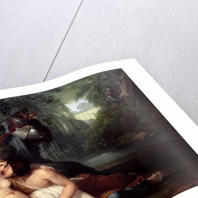 Rinaldo and Armida by Francesco Hayez