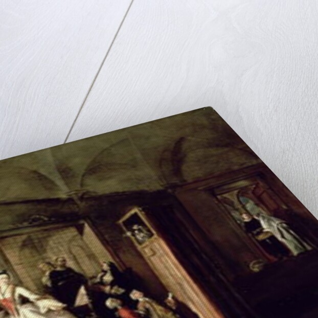 The Parlour of the San Zaccaria Convent by Francesco Guardi