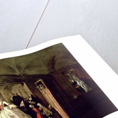 The Parlour of the San Zaccaria Convent by Francesco Guardi