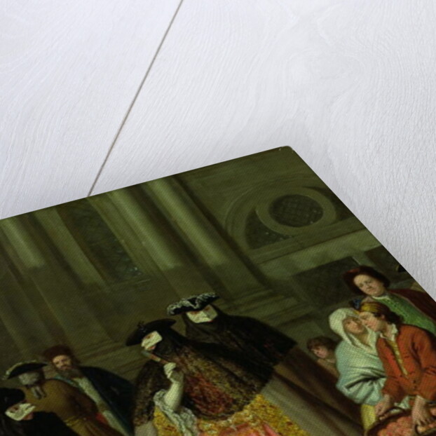 Conversation with masks or the Apples Seller, 1750-60 by Alessandro Longhi