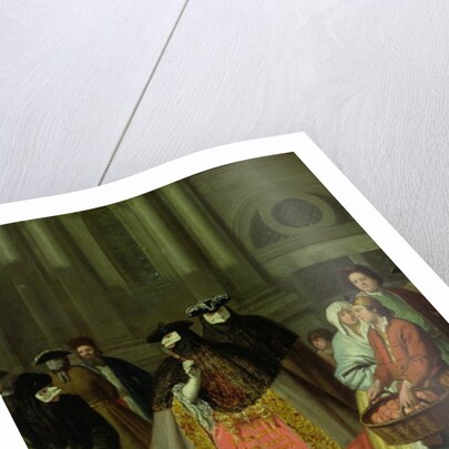 Conversation with masks or the Apples Seller, 1750-60 by Alessandro Longhi