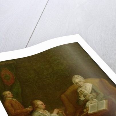 Adriana Giustinian Barbarigo and her Son Gerolamo Ascanio, c.1776-79 by Pietro Longhi