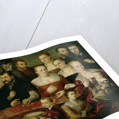 Portrait of a Large Family by Cesare Vecellio