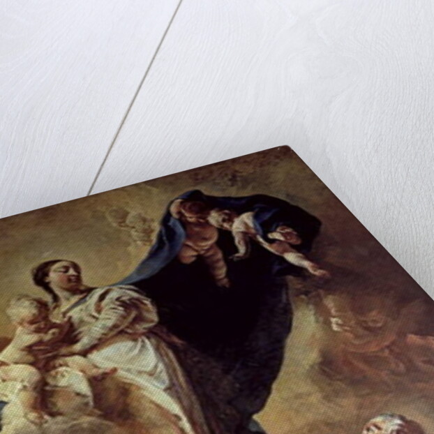 Virgin and Child Appearing to St. Philip Neri, 1725-26 by Giovanni Battista Piazzetta