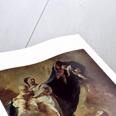 Virgin and Child Appearing to St. Philip Neri, 1725-26 by Giovanni Battista Piazzetta