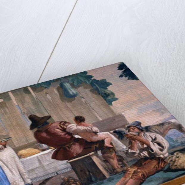 Peasant Family at Table by Giandomenico (1727-1804) Tiepolo