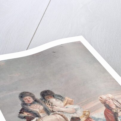 A Winter Stroll by Giandomenico Tiepolo