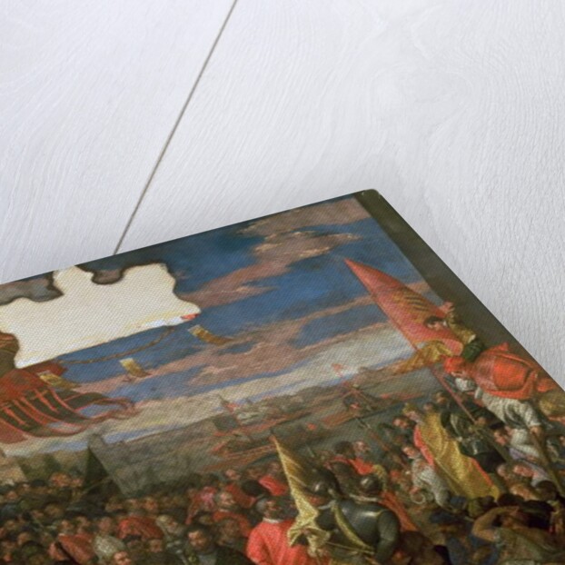 The Doge Andrea Contarini Returning Victorious from Chioggia by Veronese (1528-88) (workshop of)