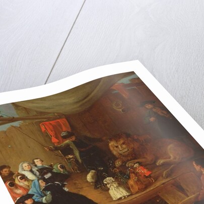 The Lion's Cage, as seen in Venice in the Carnival of 1765 by Pietro Longhi