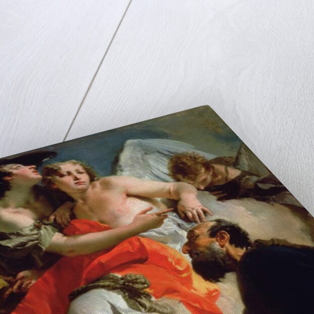 Abraham and the Three Angels by Giovanni Battista (1696-1770) Tiepolo