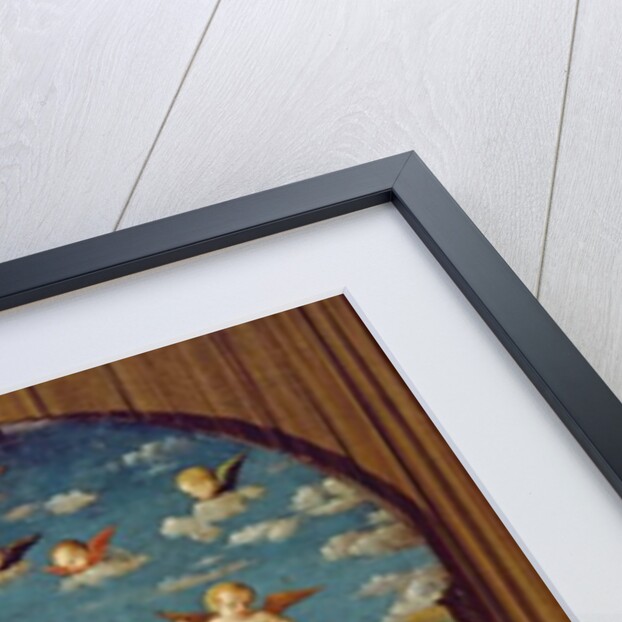 St. Thomas a Becket Enthroned with SS. Francis and John the Baptist 1520 by Girolamo da Santacroce