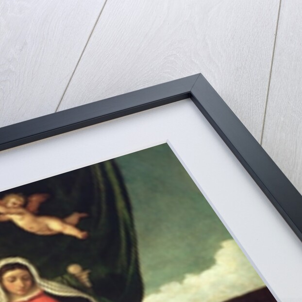 Madonna and Child Enthroned with Four Saints, 1546 by Lorenzo Lotto