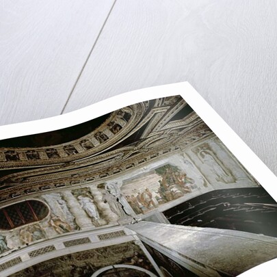 St. Sebastian before the Emperor, his Martyrdom amd three Sibyls, frescos from the gallery by Veronese