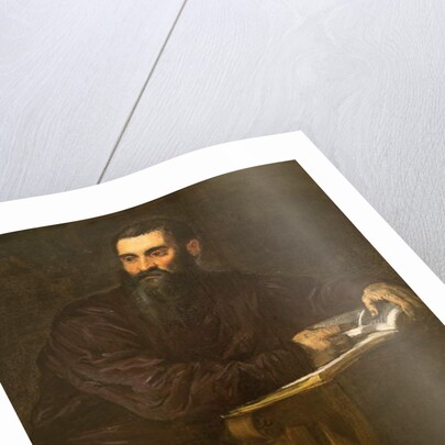Portrait of a Bearded Man with a Book by Jacopo Robusti Tintoretto