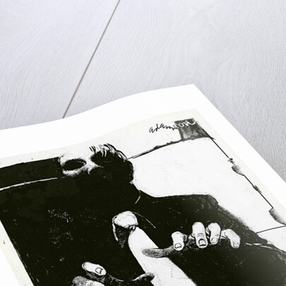 Illustration for 'Nursing a Blind Patient' an article in 'Nursing Times', published 30th October 1975 by George Adamson