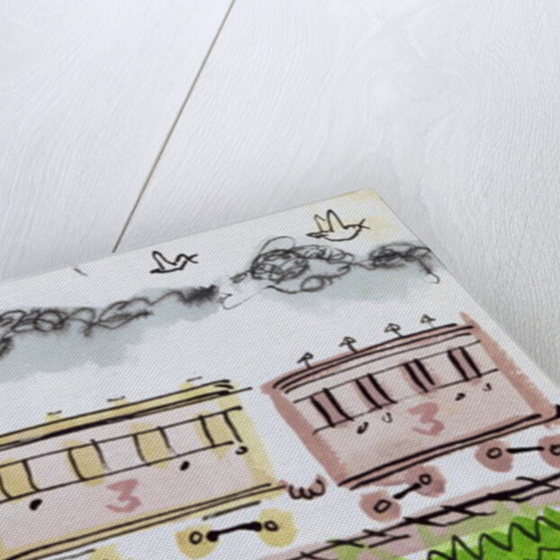 The Steam Train, Part II, 1952 by George Adamson