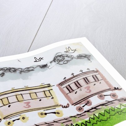 The Steam Train, Part II, 1952 by George Adamson