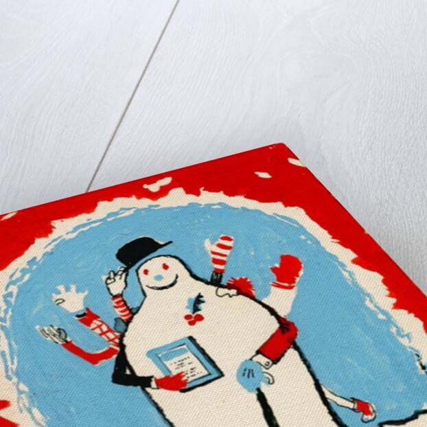 Snowman with many arms, 1970s by George Adamson