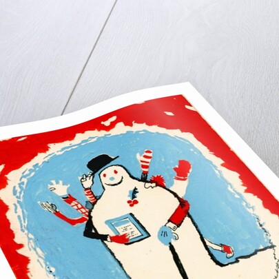 Snowman with many arms, 1970s by George Adamson