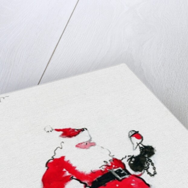 Santa robin-falconry by George Adamson