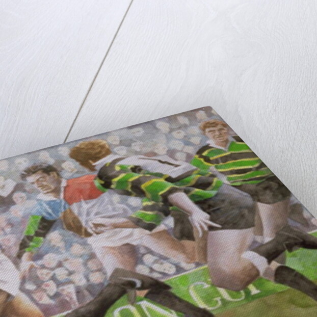 Rugby Match: Harlequins v Northampton, 1992 by Gareth Lloyd Ball