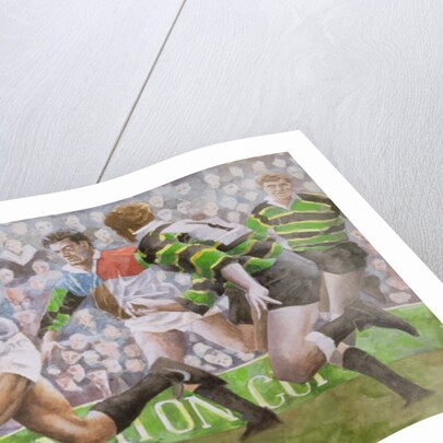 Rugby Match: Harlequins v Northampton, 1992 by Gareth Lloyd Ball