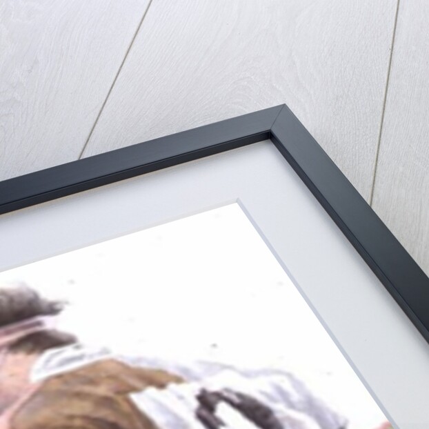 Rugby Match: Harlequins v Northampton, Brian Moore at the Line Out, 1992 by Gareth Lloyd Ball