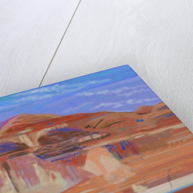 Painted Cliffs, Lake Powell by Howard Ganz